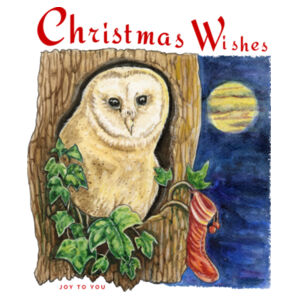 Christmas Wishes - Owl - Premium Print Mug Design