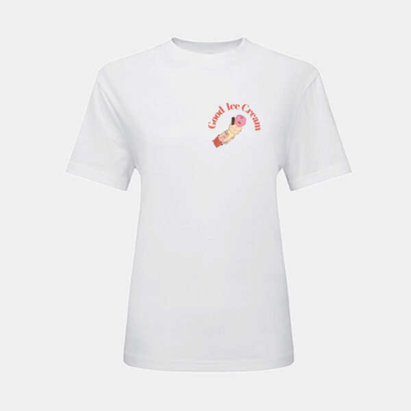 Holidays are made of (strawberry ice cream) - Women’s TriDri® organic boxy oversized t-shirt Thumbnail