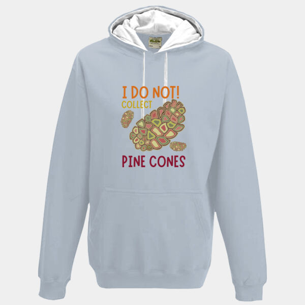 I do not collect Pine cones - Varsity hoodie Thumbnail