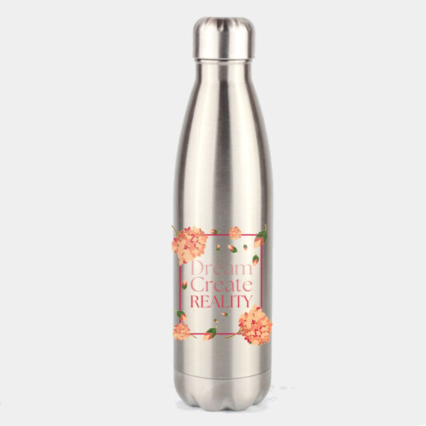 Dream, Create, Reality - Water Bottle - Stainless Steel 500ml Thumbnail