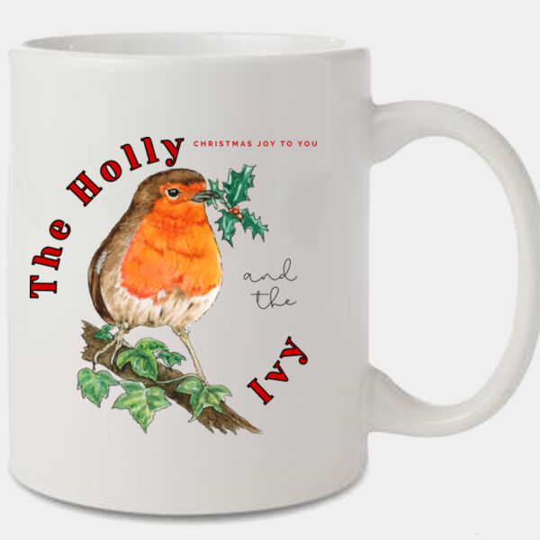 The Holly and the Ivy - Tin mug Thumbnail