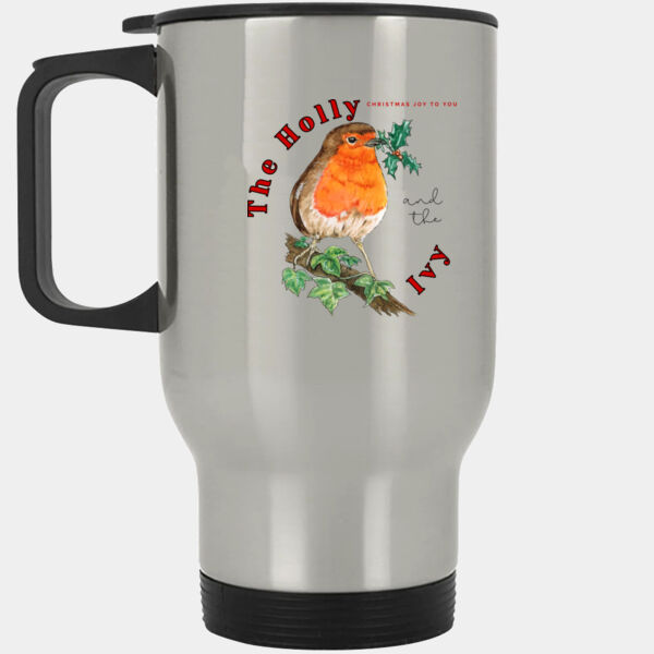 The Holly and the Ivy - Tin mug Thumbnail