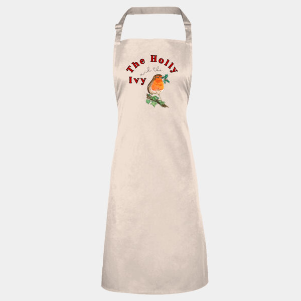The Holly and the Ivy - Bib apron Thumbnail
